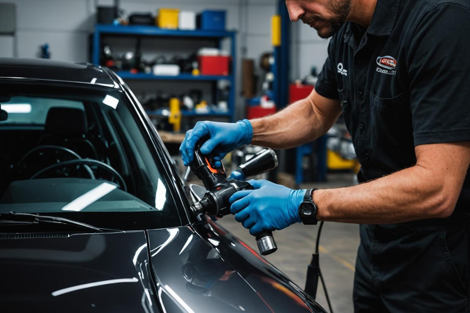 Paint correction in progress