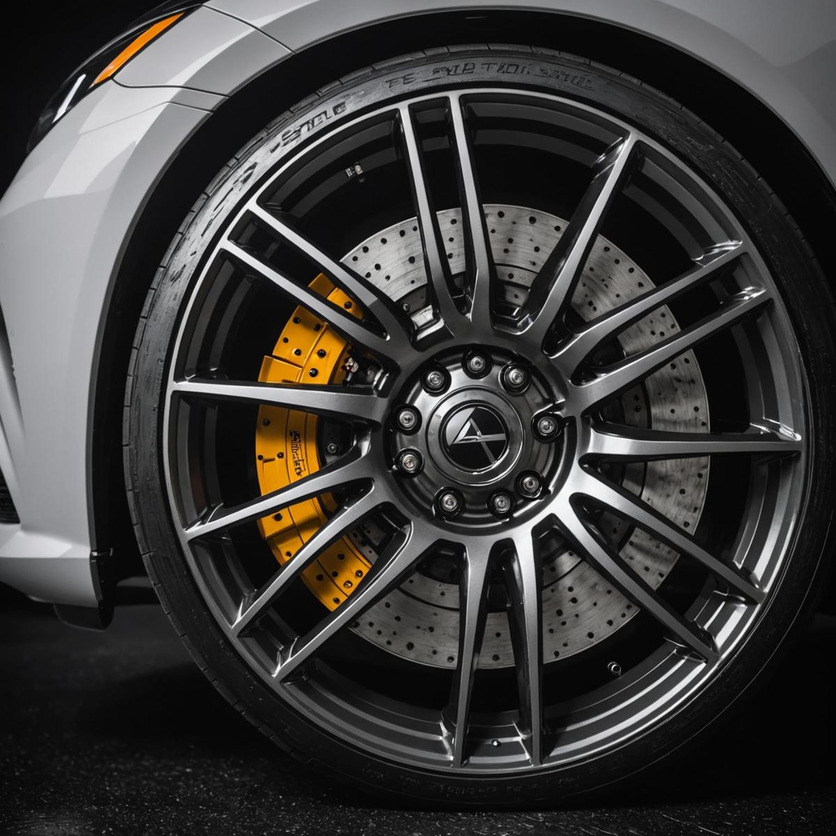 Coated alloy wheel