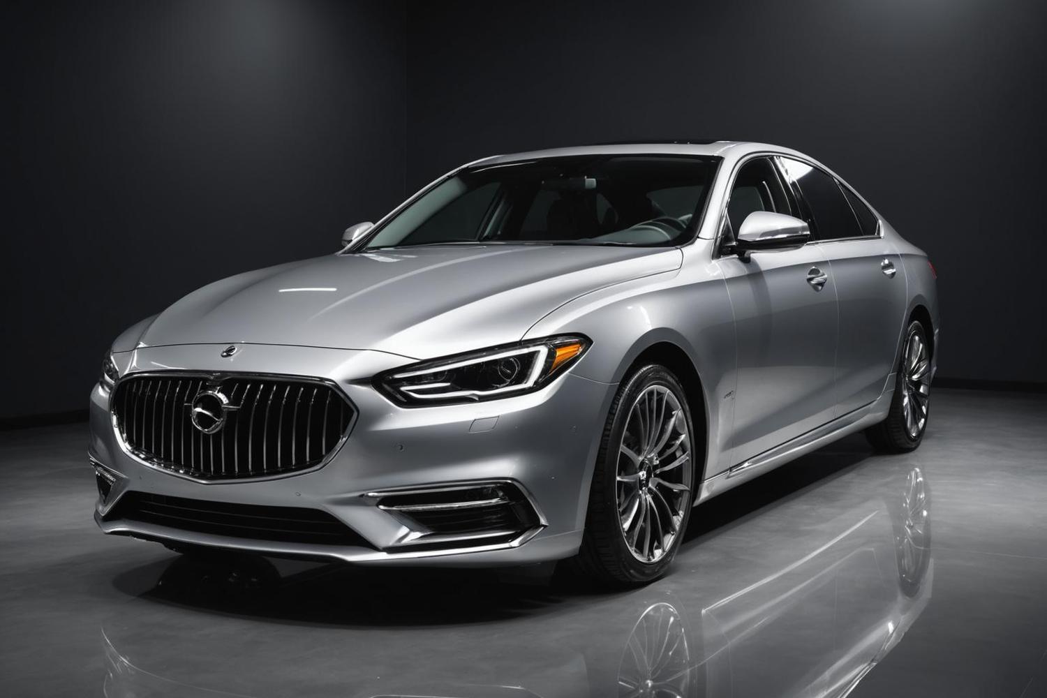 Silver sedan after detail